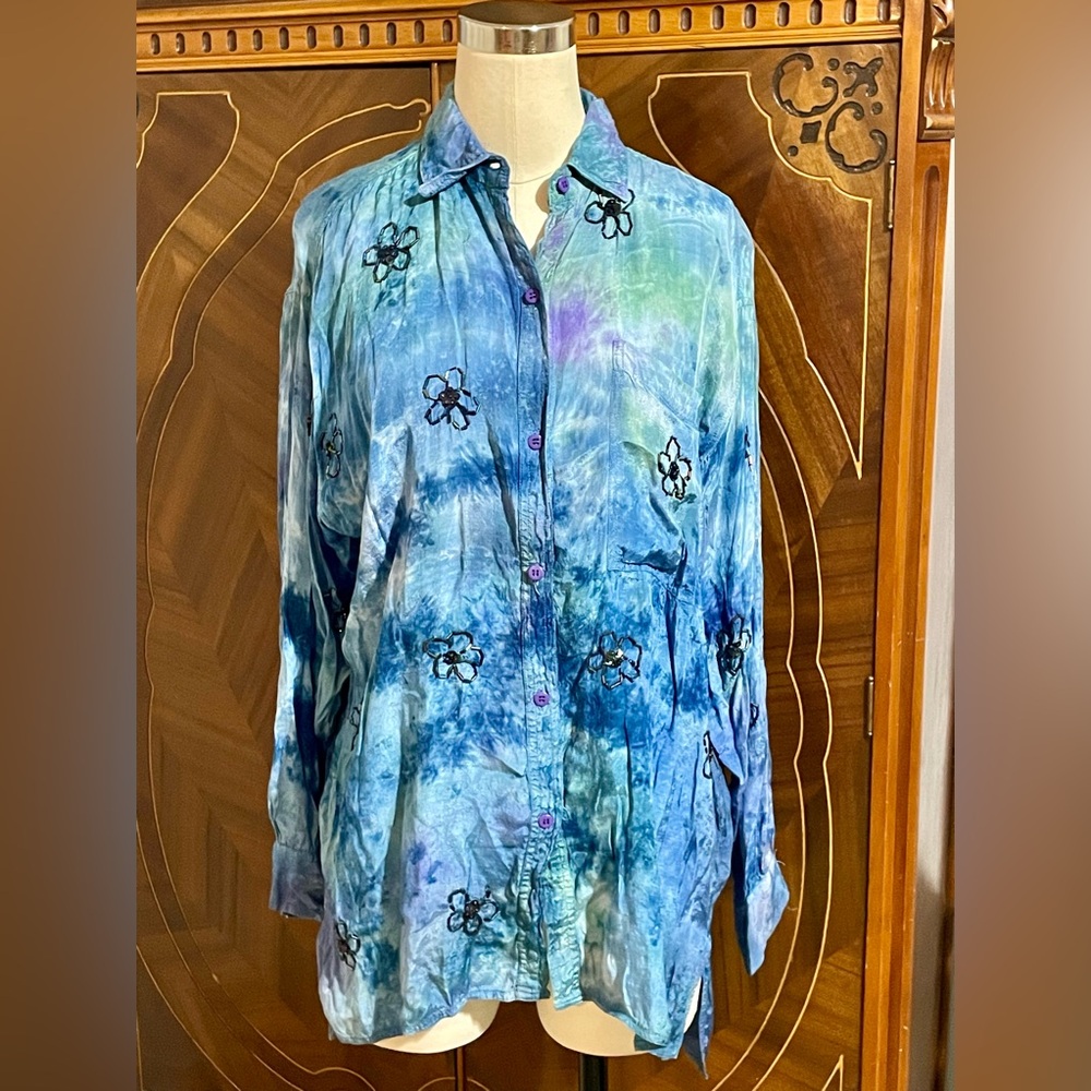 1990s Zofus Tie-dye Shirt